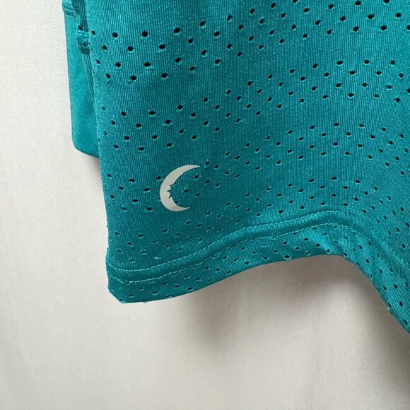 Zyia Active Top Mens Size XXXL Perforated Lightweight Teal Chill Long Sleeve NEW - Picture 6 of 8